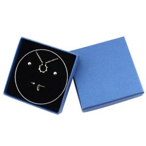 Wholesale Varnished Kraft Paper Cardboard Jewelry Gift Boxes Bulk For Necklace Presentation Packaging from china suppliers
