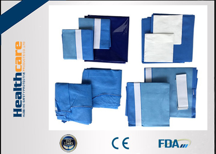 Non - Toxic Disposable Surgical Drapes Armboard Cover With Tape 75X35cm