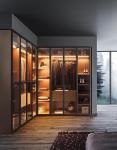 18mm Mirrored Walk In Closet With Vanity Space Saving Wardrobes For Small Rooms