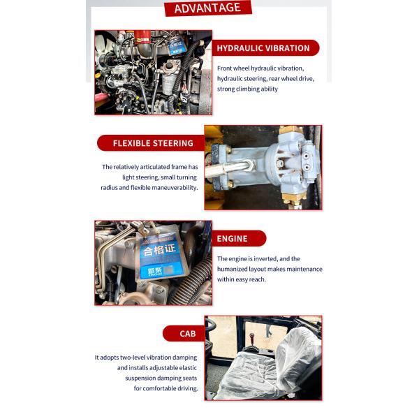 4 Ton Road Roller with Diesel Engine Vibratory Single Drum Roller Small Asphalt Compactor for Sale