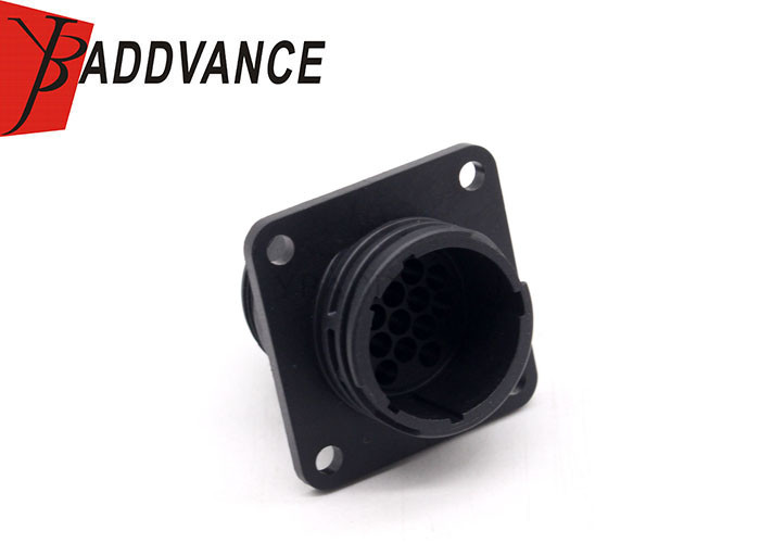 206036-1 16 Pin Male TE AMP CPC Series Circular Power Connector With Flange