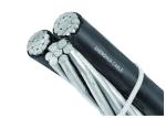 3 Core Aerial Bundled Triplex Service Drop Cable For Overhead Power Transmission