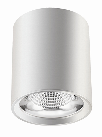 40W led surface mounted downlight high CRI cob round black white ceiling surface downlight