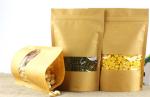 Clear Doypack Candy Kraft Paper Zipper Bags with Window