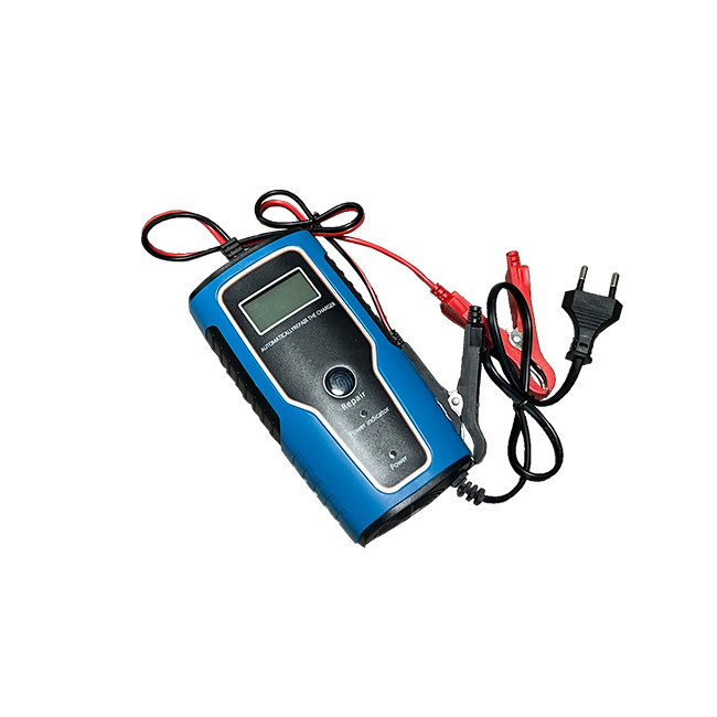 Full Automatic Jump Starter Portable Charger For Lead Acid Battery Charger Plastic Shell Blue Battery Charger