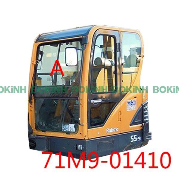 71M9-01410 HYUNDAI Excavator Front Glass Replacement Upper Position A Window