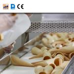 1.5KW 6500PCs / Hour Barquillo Cone Production Line Barquillo Cone Making