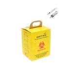2.5L Custom Printing Recycling cardboard safety box for syringe Medical Sharps