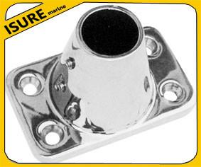 Wholesale stanchion socket / Stainless Steel rectangular base /marine hardware from china suppliers