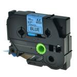 12mm Printer Ribbon Cartridge Black On Blue Label Tape For Brother P Touch Label