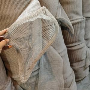 China White Blue Grey Polypropylene Knitted Mesh 100mm-1000mm Embossed PP Knitted Mesh on sale
