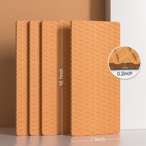 Wholesale WOOWAVE 4 Pack Non-Slip Traction Pad EVA Anti-Slip Foam Pads Deck Grip Mat with 3M Adhesive Brown from china suppliers