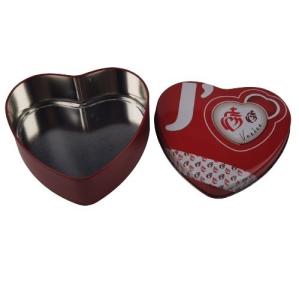 Wholesale Luxury Vintage Heart Shaped Chocolate Box Tin Container Packaging OEM ODM from china suppliers