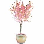 Artificial Japanese Maple Blossom Tree Wedding Table Roses Wisteria Flower White