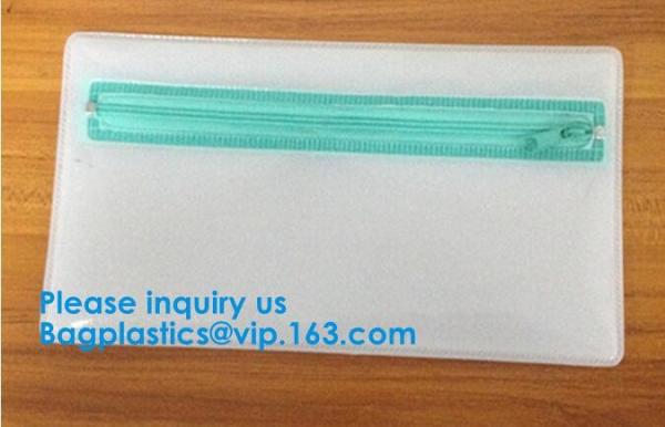 Recyclable Colorful Zipper Slider Bubble Bag Cosmetic Bag,ZipTop Reclosable Pink