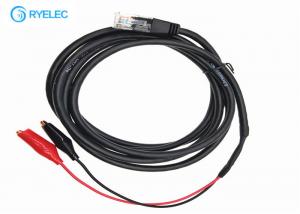 Wholesale 24 AWG UL 2835 UTP CAT5 RJ45 Male Cat5e Custom Cable To 28 Alligator Clip from china suppliers