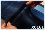 Indigo Blue High Stretch Slub Denim Fabric For Jeans