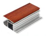 Transfer Film Aluminium Alloy Curtain Wall Profile Wooden Grain , Corrosion