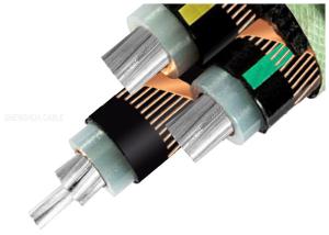 Wholesale Medium Voltage 26/35kV AL/XLPE/CTS/PVC with stranded Aluminum Conductor Rigid Signle Core or Three Core from china suppliers