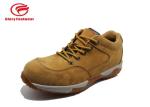 Cow Leather Casual PU Sole Safety Shoes , Hiking Steel Toe Cap Trainers Anti