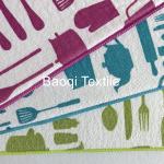 ECO-friendly OEM absorbent water microfiber printed kitchen mat customized