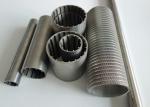 Wedge Wire Screen Tube / Dewatering Well Screen / Johnson Screen Pipe /