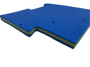 Wholesale 30kg/m3 Playground Shock Pad UV Resistant 3 Layer Lawn Safety Layer Drainage Layer from china suppliers