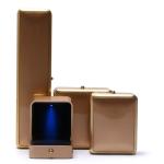 Handmade Luxury LED Jewelry Box for Custom Plastic Spray Painted Square Necklace