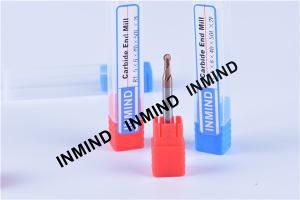 Wholesale TiSiN Coating , Carbide Ball Nose End Mill , R1.5 , Grain Size 0.5-0.6UM , Straight Shank or 4mm Shank from china suppliers