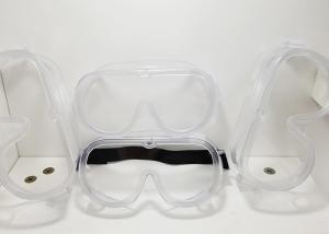 Wholesale Personal Protective Equipment PC Safety Glasses Transparent Dust Proof PVC PC Lens from china suppliers
