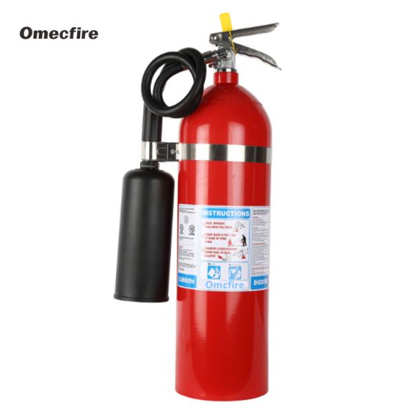 Aluminum Alloy Cylinder UL Fire Extinguishers Portable 15LB CO2 Fire Extinguishe