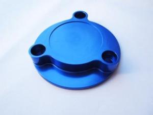 Wholesale Billet Clamps Anodized Blue Aluminum Cover Cap of CNC Machining Parts from china suppliers
