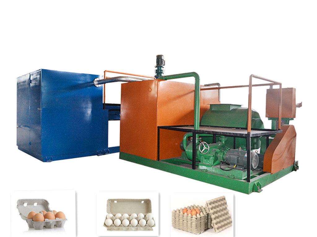 12-30 Cavity Small Egg Tray Fabricator With 45KW Total Power