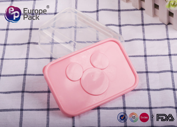 Food Grade Eco Friendly Durable Kids Plastic Lunch Boxes With Lids