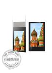1000cd/m2 High Brightness Ceiling hanging Double sided network digital signage