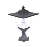 Die Cast Aluminium 30W Solar Pillar Light Garage Fence Decoration post lamp