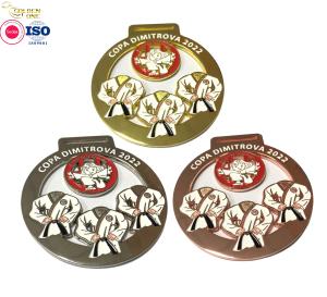 Wholesale Metal Soft Enamel Medal , Tournament Award Taekwondo Karate Muay Custom Design Medals from china suppliers