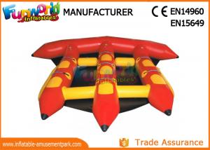 China 0.9mm PVC Tarpaulin Inflatable Water Toys For Adults / Lake Flying Fish Water Sport on sale