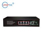 4x10/100/1000M POE 30W+1UTP+1SFP IEEE802.3af/at POE Etherent switch for CCTV