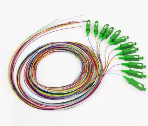 Wholesale 12 Core Pigtails SC/UPC SC/APC Single-Mode 12 Color Fiber Optical Pigtail from china suppliers