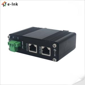 Wholesale Industrial Gigabit High PoE Injector 60W 802.3at Power Ethernet Injector 12 - 48VDC from china suppliers