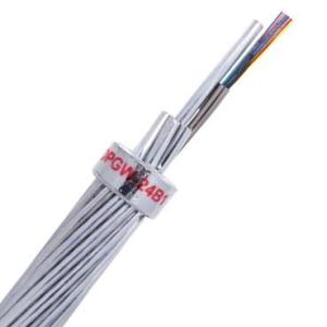 Wholesale 24 Core Aluminum Tube Type 205kN OPGW Fiber Optic Cable from china suppliers