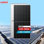 21.7% Panel Efficiency LONGi 550w Dual Glass 535-555watt Solar Panels for Energy