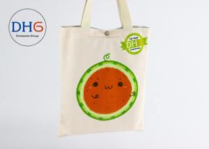 Wholesale Shopper White Cotton Tote Bag Custom Printed Image Patterned Cute Design from china suppliers