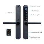 4.5V TTlock Smart Lock Smart Fingerprint Door Lock For Sliding Door