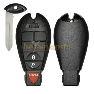 Wholesale Safe 3 Button Key Fob For Chrysler , High Precision Smart Car Key Fob from china suppliers