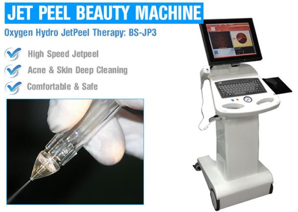 Deep Facial Peeling Treatment Oxygen Jet Peel Machine High Speed For Skin