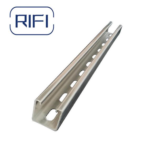 Wall Mount Stainless Steel Unistrut Slotted Strut Channel With 0.8mm-3mm