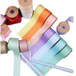 10mm-38mm*50y Polyester Cotton Ribbon Customized Color Cotton Ribbon