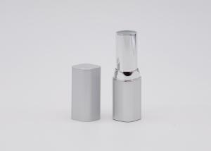 Wholesale Cosmetic Matte Silver Square Empty Lip Balm Containers from china suppliers